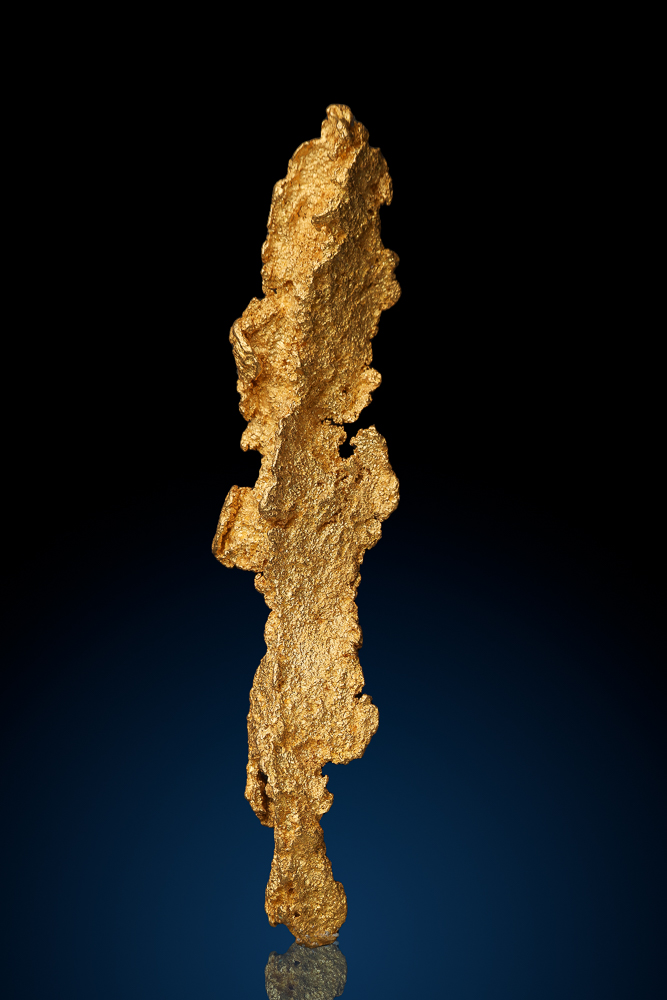 Unique and Very Long Australian Gold Nugget - 17.08 grams
